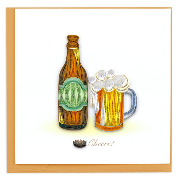 Quilling Card - Birthday Beer