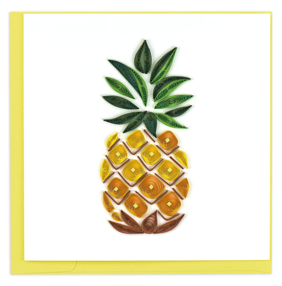 Quilling Card - Pineapple