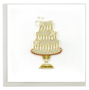 Quilling Card - Wedding Cake