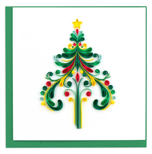 Quilling Card - Ornate Christmas Tree