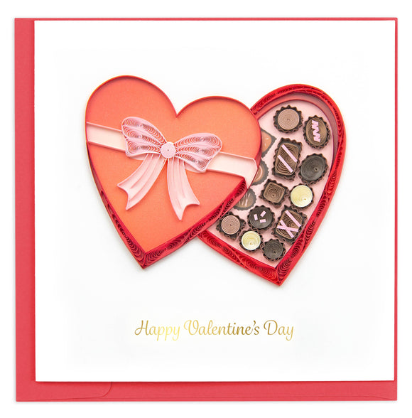 Quilling Card - Box of Chocolates